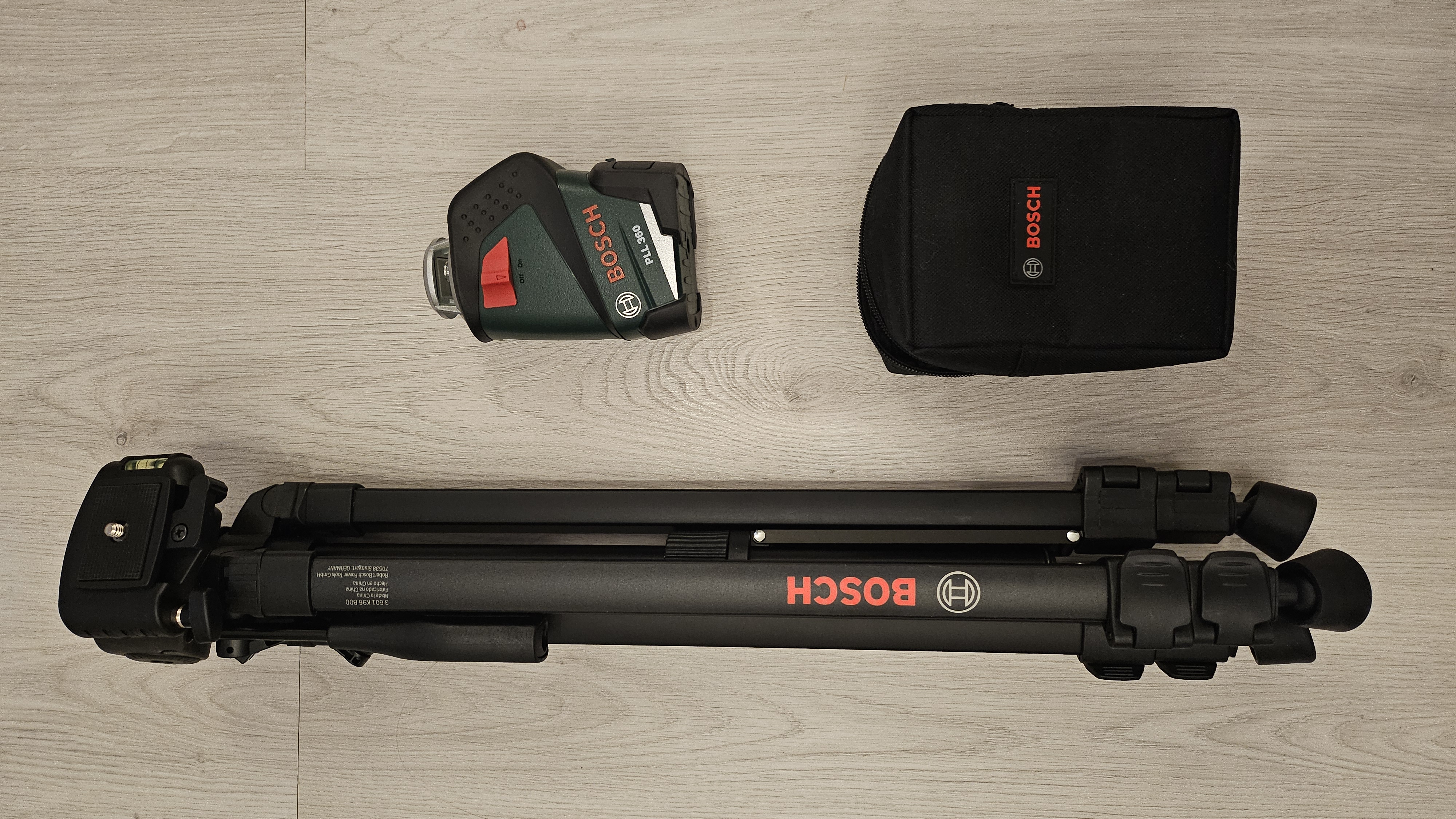 360 krysslaser bosch m/stativ