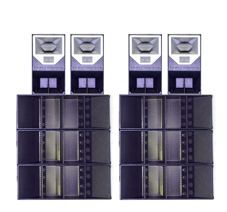 Funktion-one sound system d  (~600 capacity)