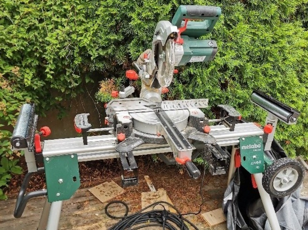 Metabo kapp & gjærsag - med stativ & støvpose