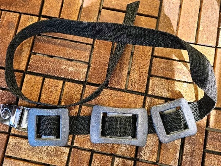 Viktbälte dykbälte blyvikter 1-10kg