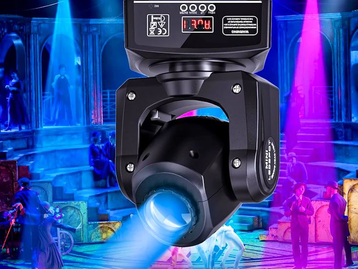 4 x moving head light - led rgbw dj beam stage lights dmx512 for outdoor bars karaoke christmas