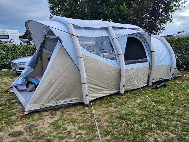 6-mannatält, luftkanaler. stort, nytt och fint!