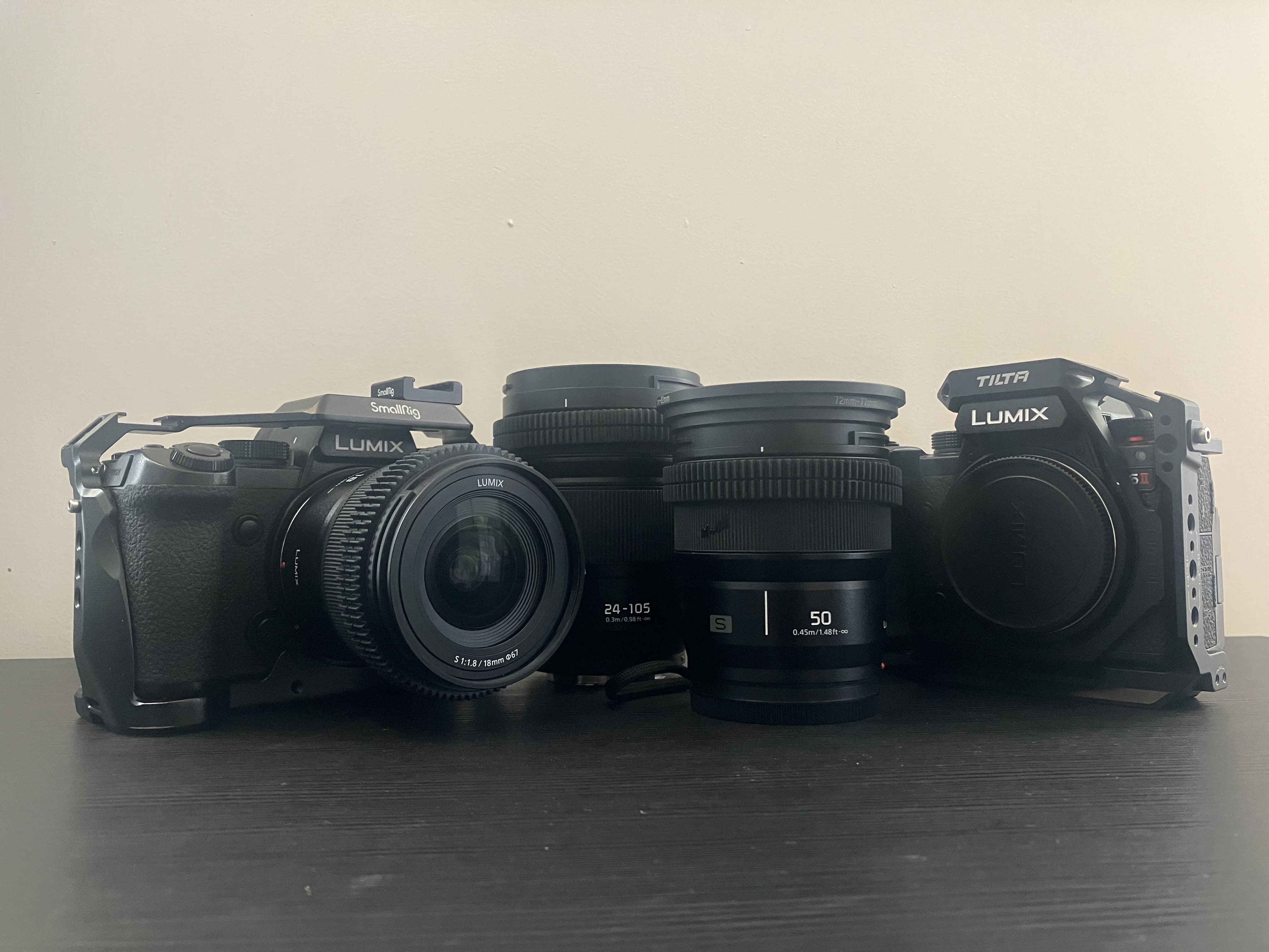 Lumix s5ii + s5 + 3 lens 