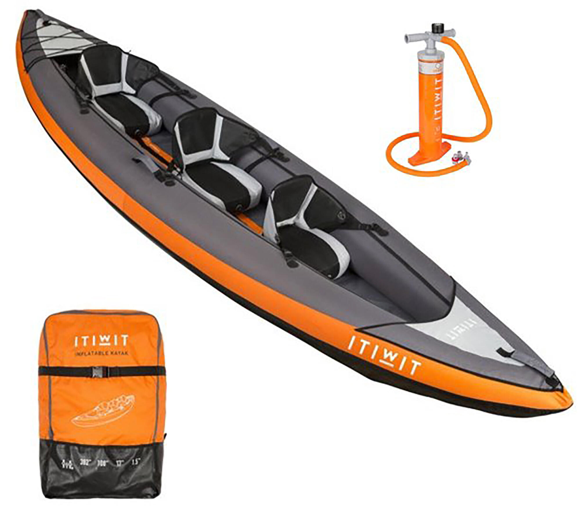 Inflatable kayak - 3 person