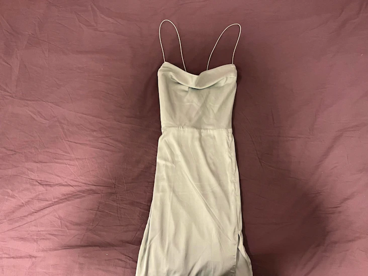 Gallakjole i mintgrønn