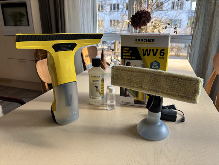 Vindusvasker kärcher wv6 inkludert vaskemiddel