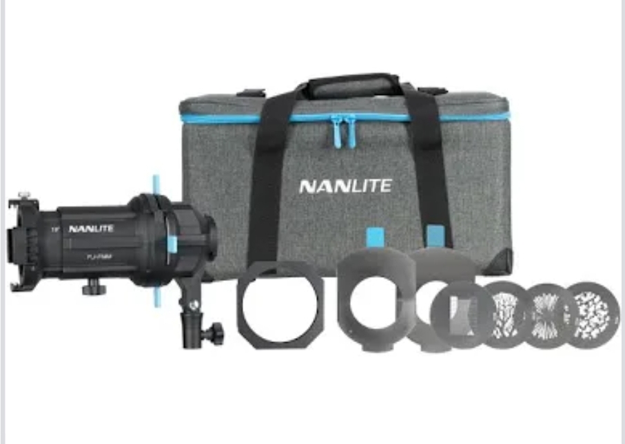 Nanlite projection attachment with 19° lens for fm mount