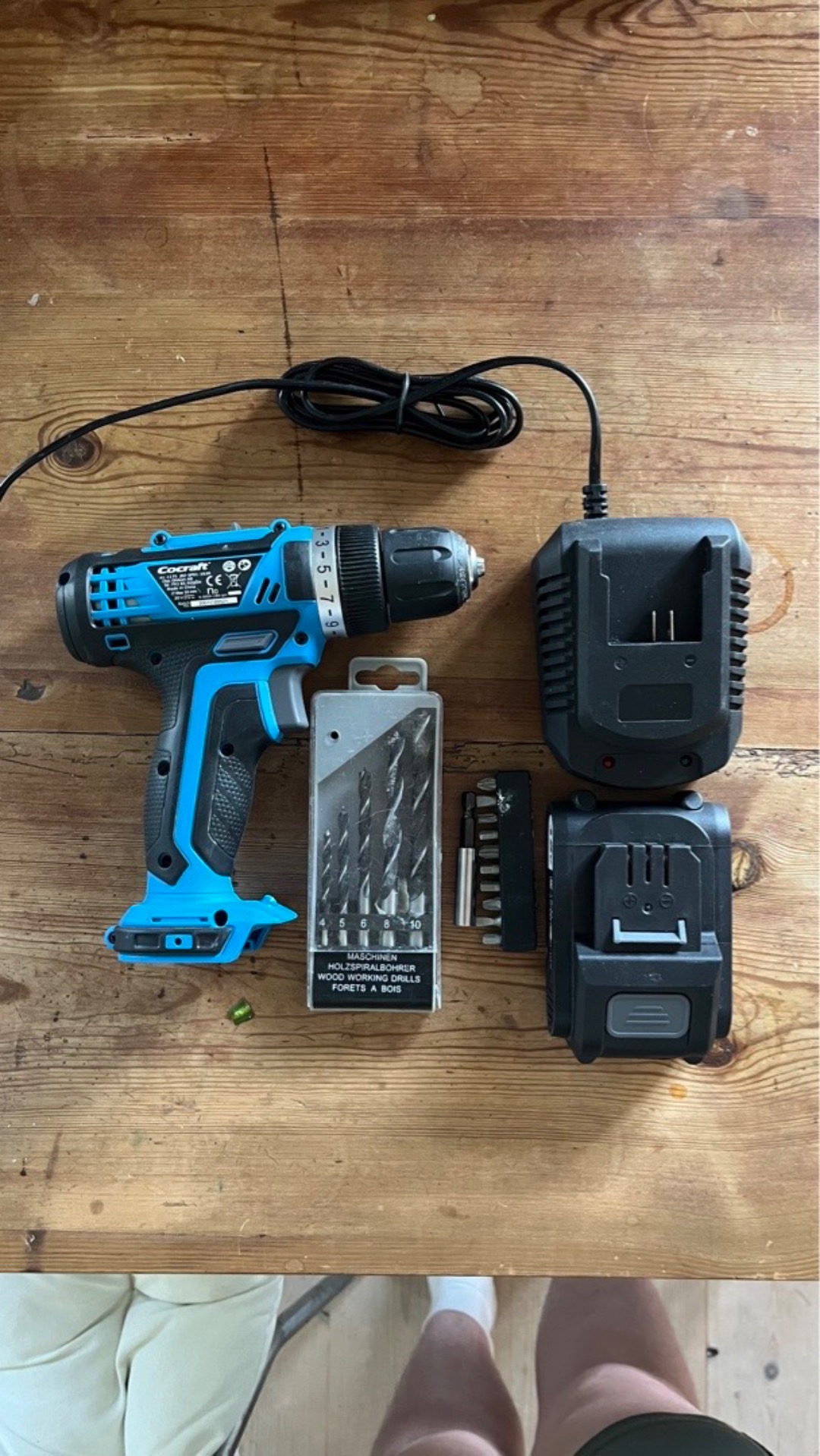 Cocraft hd 18-li skruvdragare + borr 