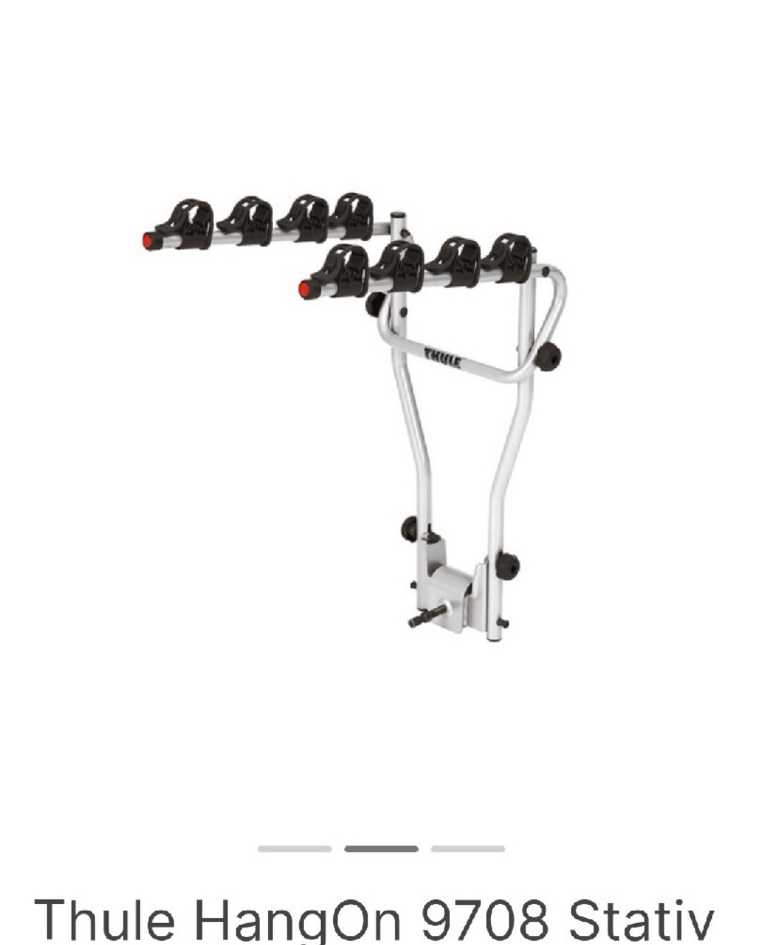 Sykkelstativ til 4 sykler, til hengerfeste 