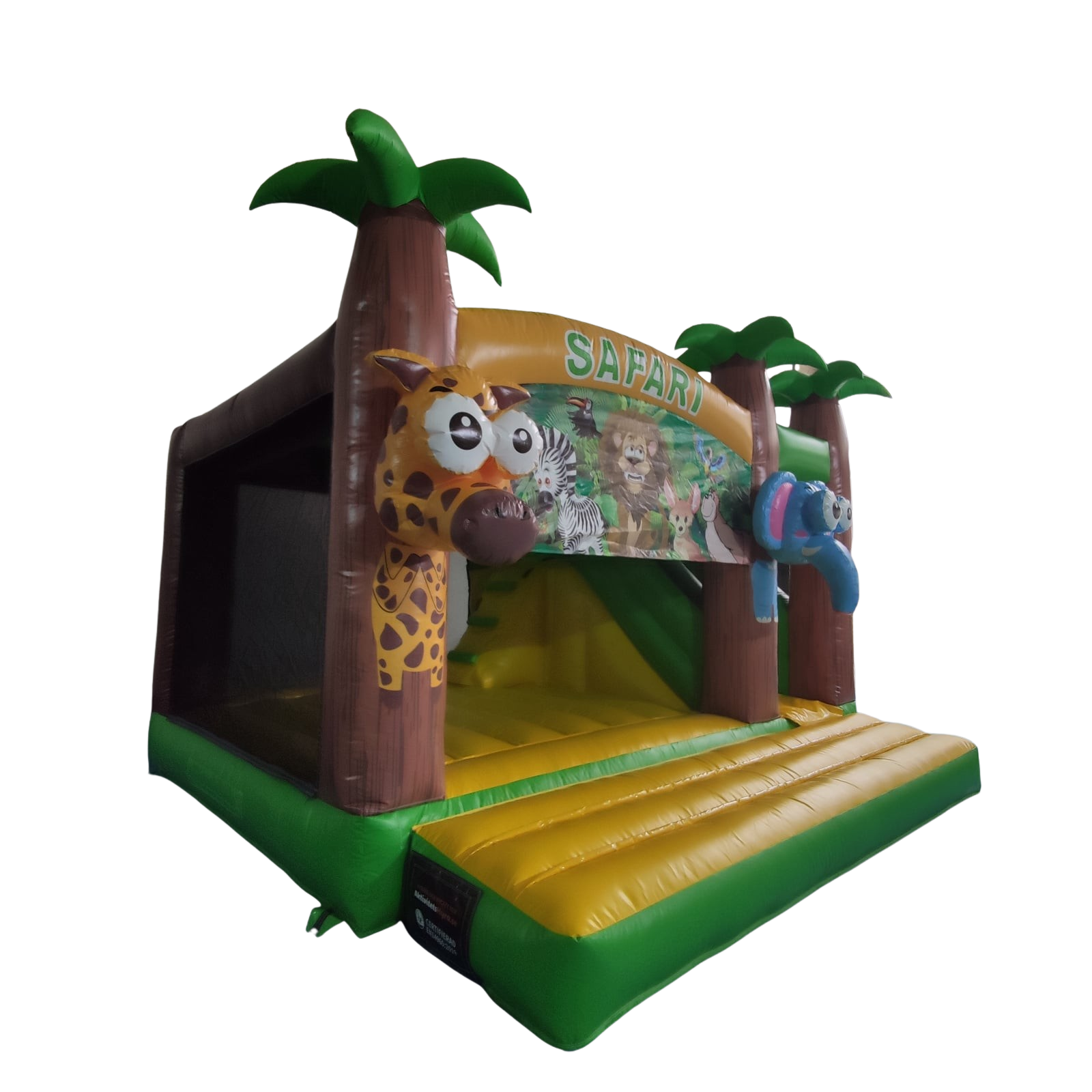 Hoppborg safari med rutschkana