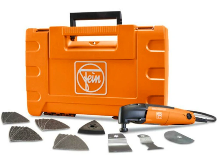 Fein multikutter med rundt og rett blad