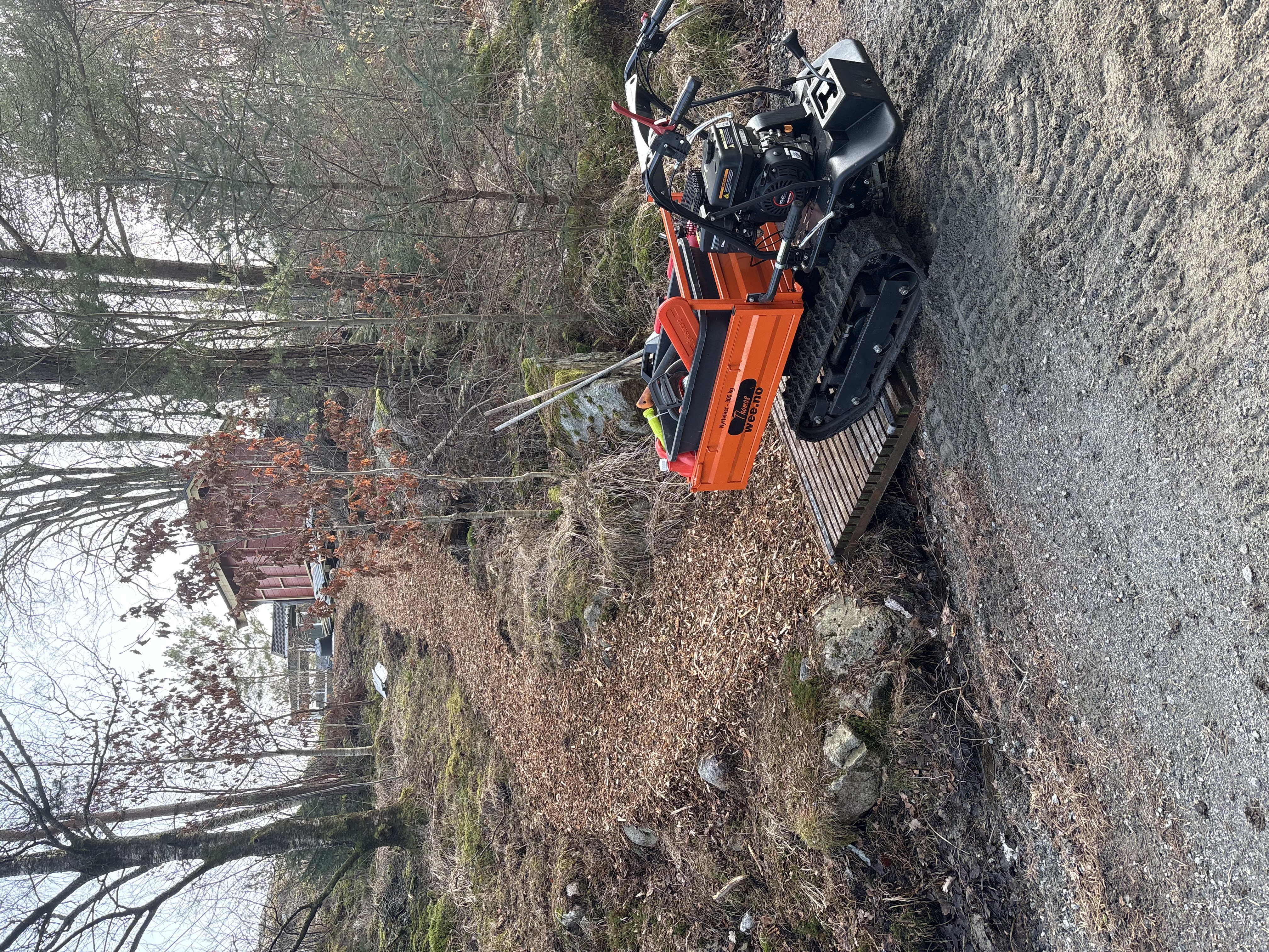 Beltebåre, minidumper, hagemaskin