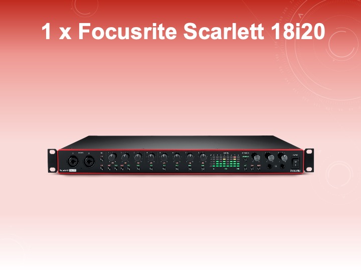 Focusrite scarlett 18i20 4th gen (audio interface)