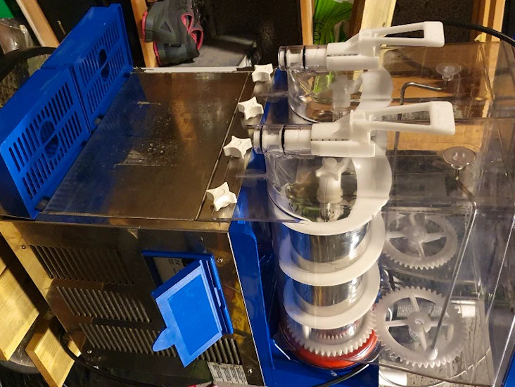 Slushmaskin med 2 kammere a 10l til leie