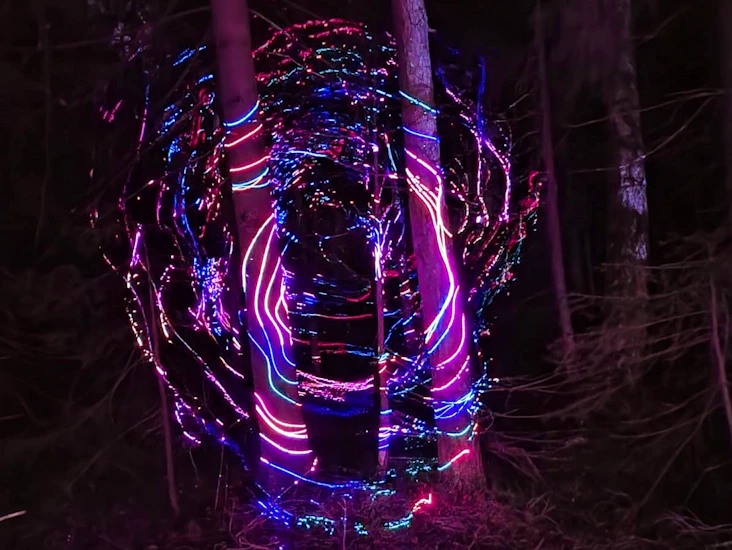 Kraftig animation laser - perfekt for arrangementer og show!