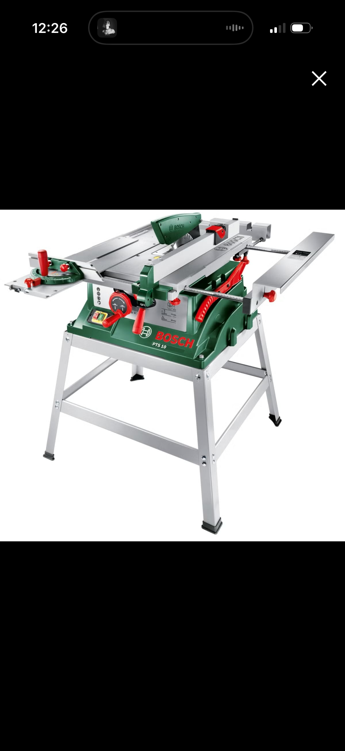 Bosch pts 10 bordsag