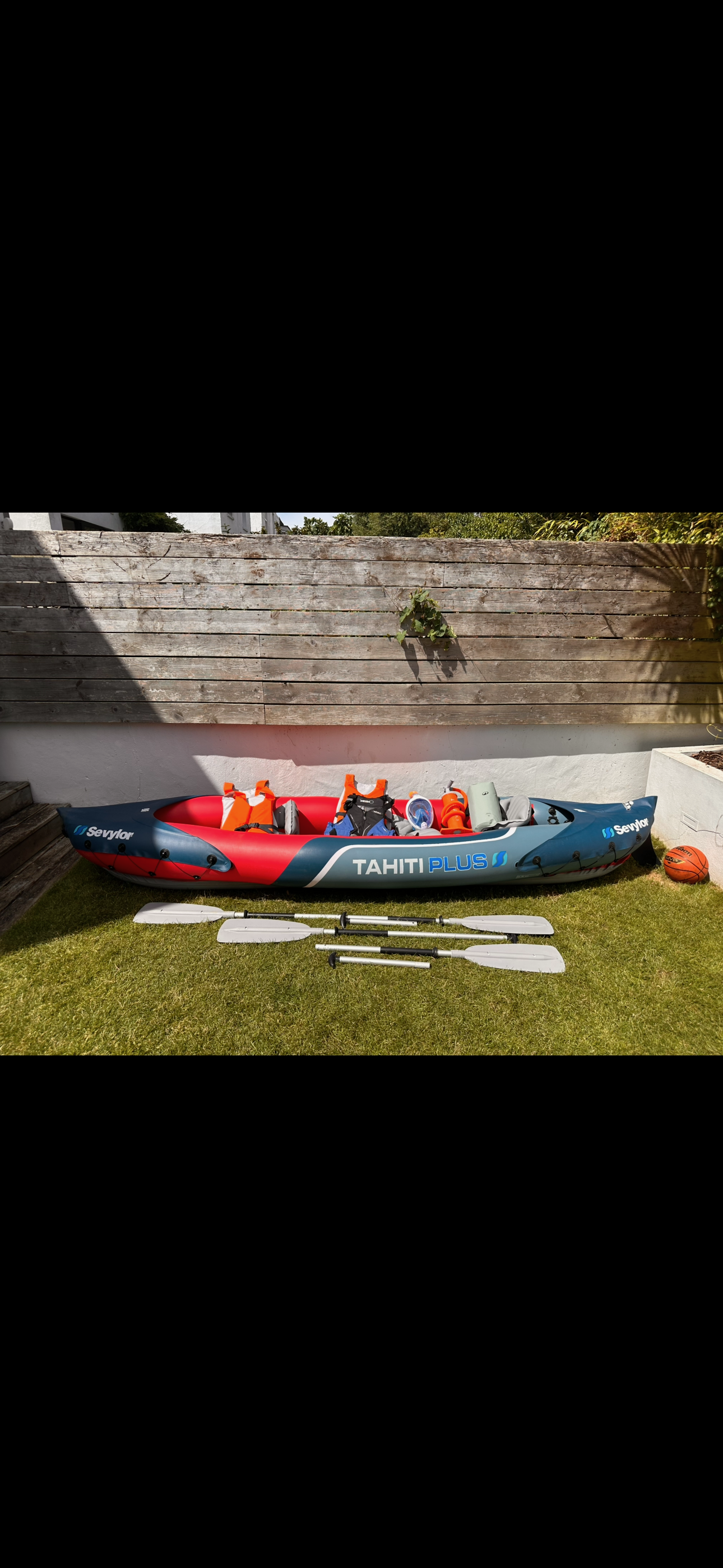 Sevylor tahiti inflatable kayak | 3 person | full package 