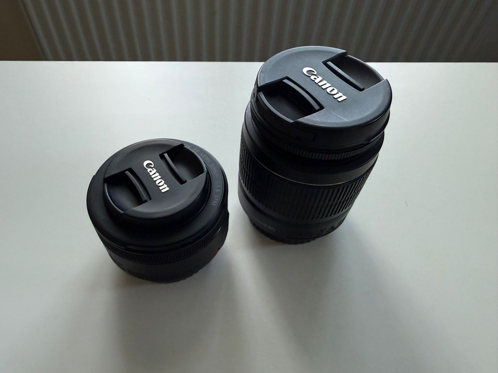 Canon  efs  lens 18-55 & ef50 mm 18.8 lens double kit