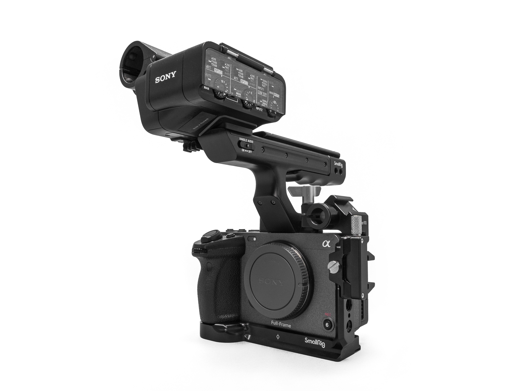 Sony fx3 - full frame cinema camera with xlr handle and tilta cage