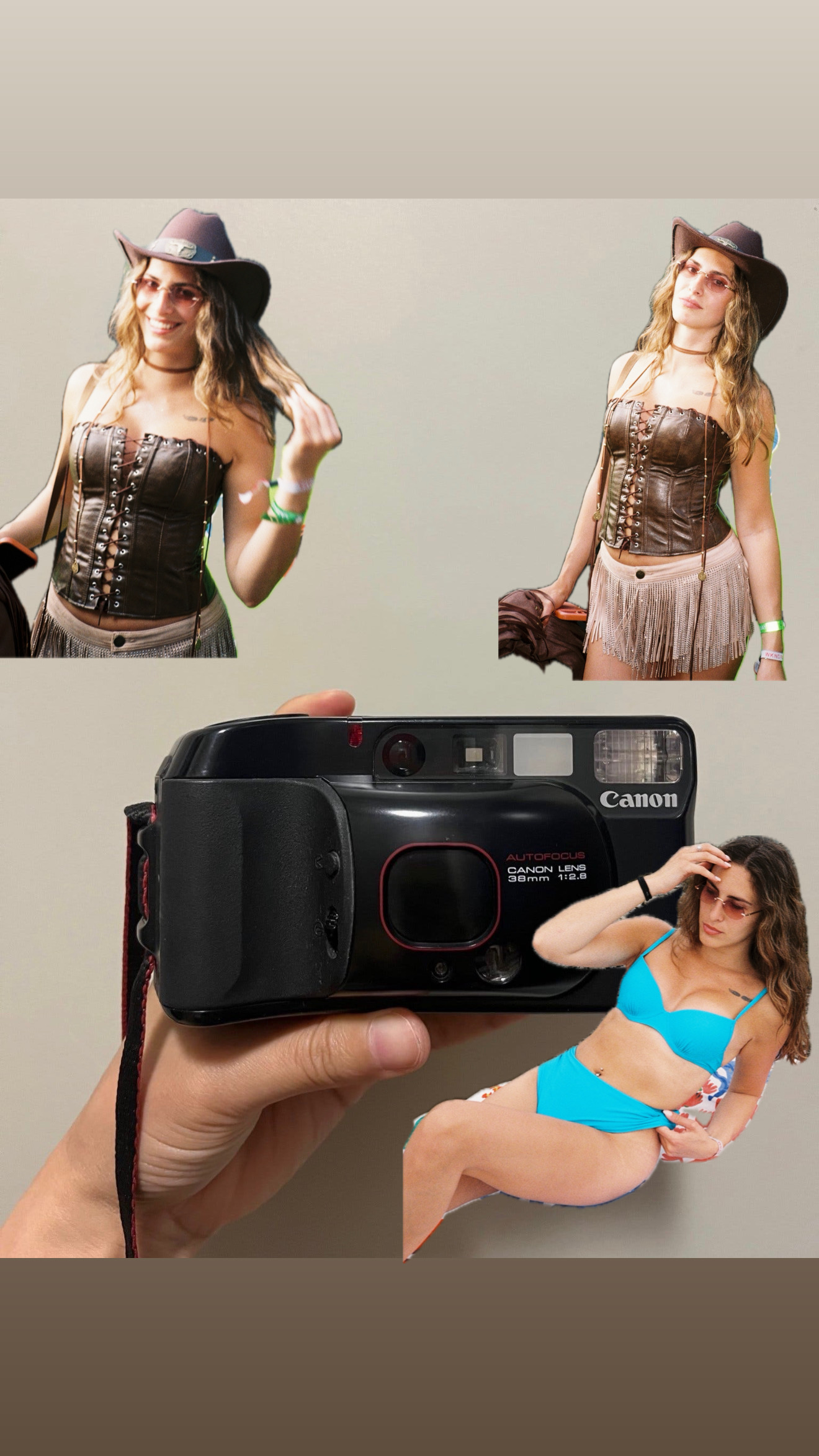 Canon sure shot supreme (top shot) – analog 35mm kamera
