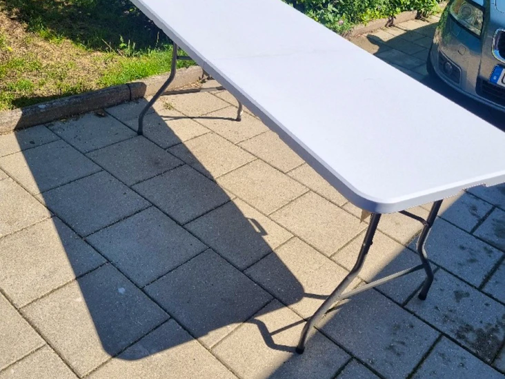 Hopfällbart bord b75xl180