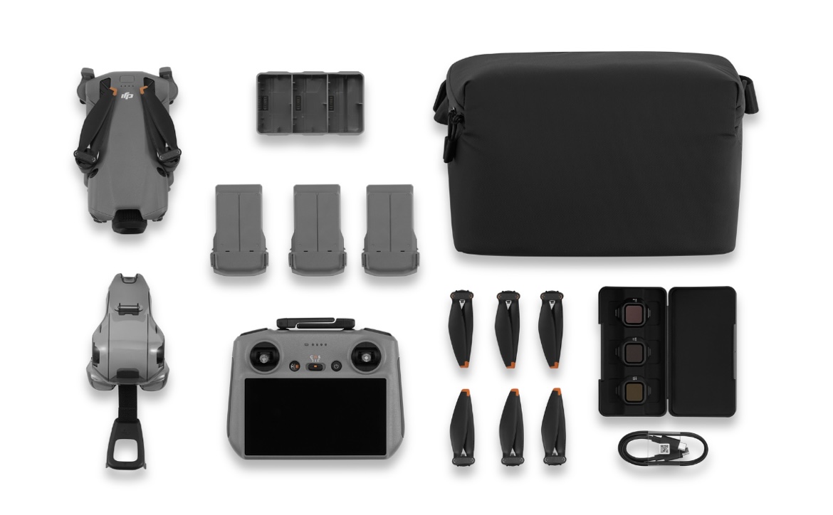 Dji mini 5 pro fly more kit, 3 batteries, nd filters 8/32/128 + 1000 nd