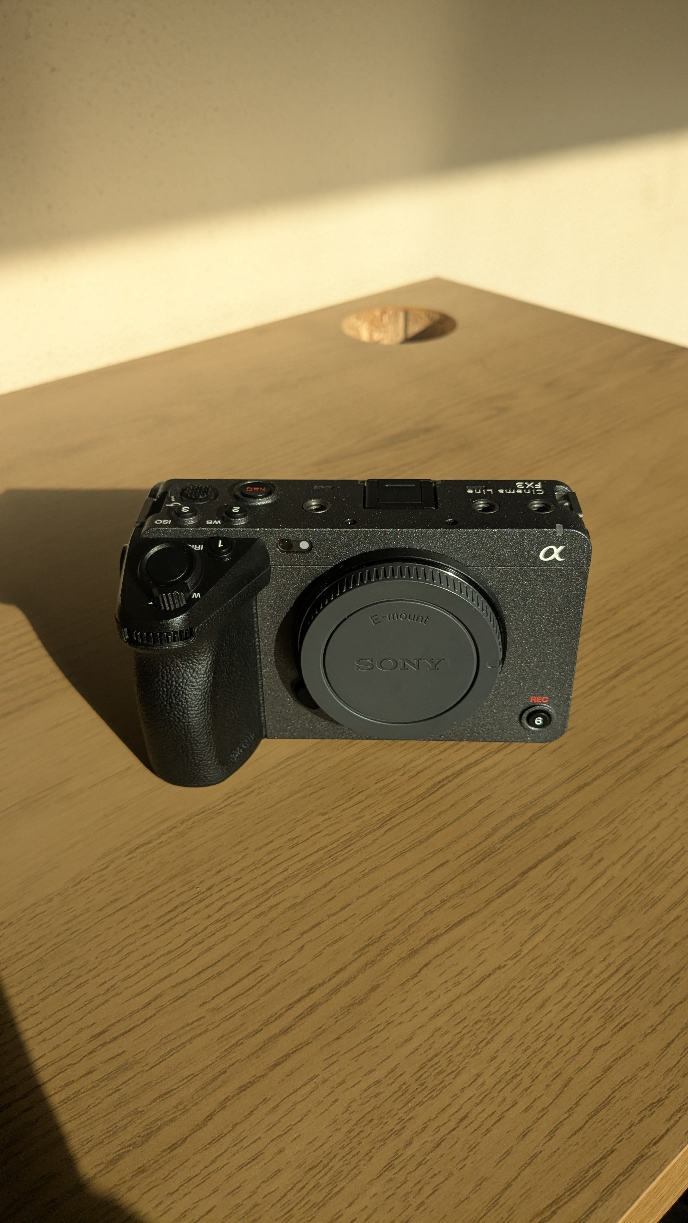 Sony fx3a (2025 fx3) + cfexpress card + reader, battery charger, audio handle, carry bag + more