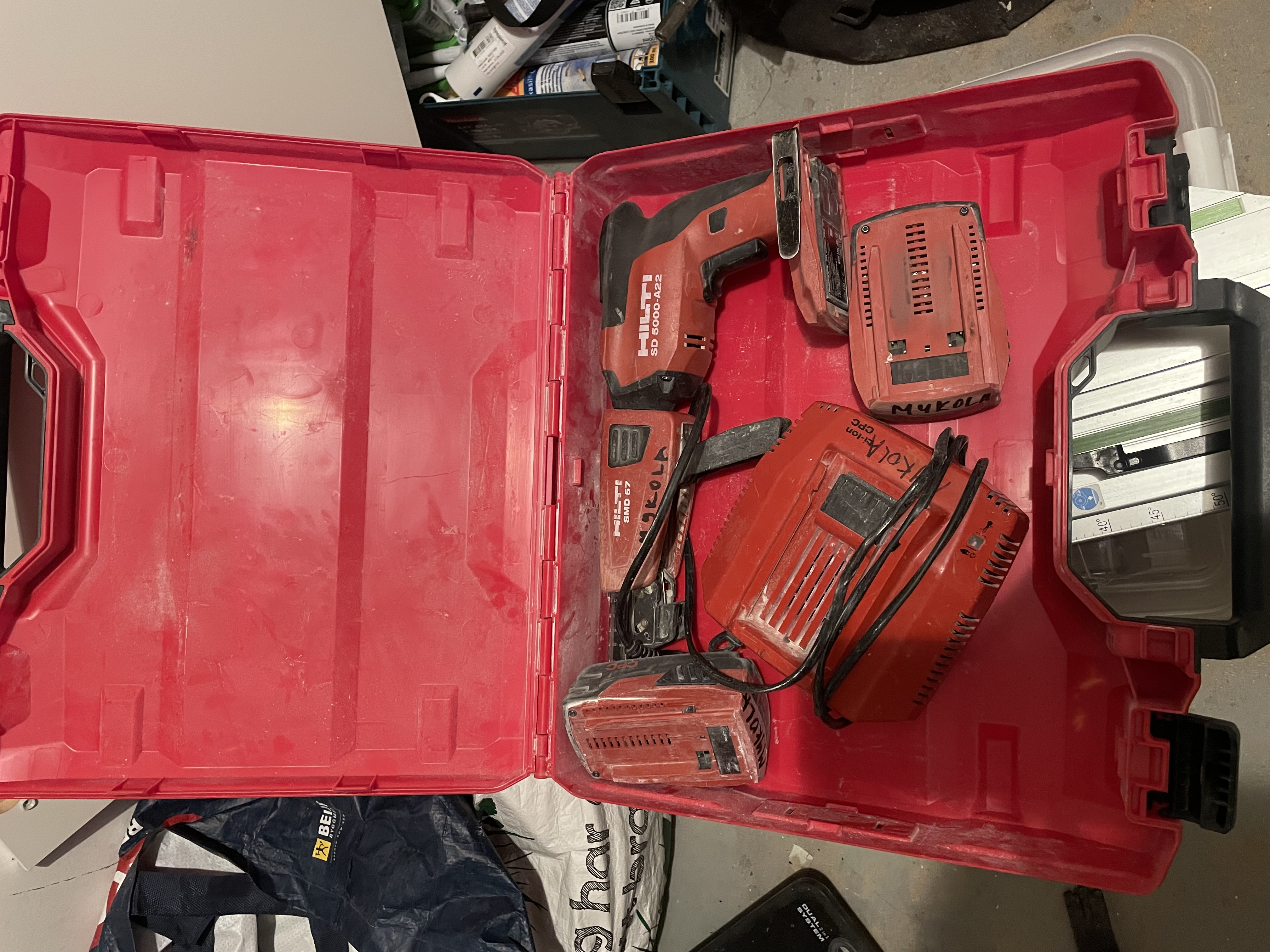 Hilti gipsskruvdragare sd 5000-22 batteri – 2 batterier + laddare 