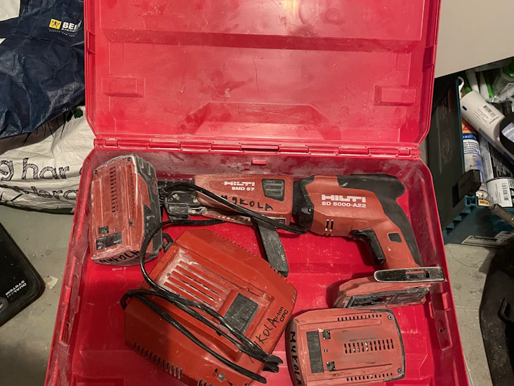 Hilti gipsskruvdragare sd 5000-22 batteri – 2 batterier + laddare