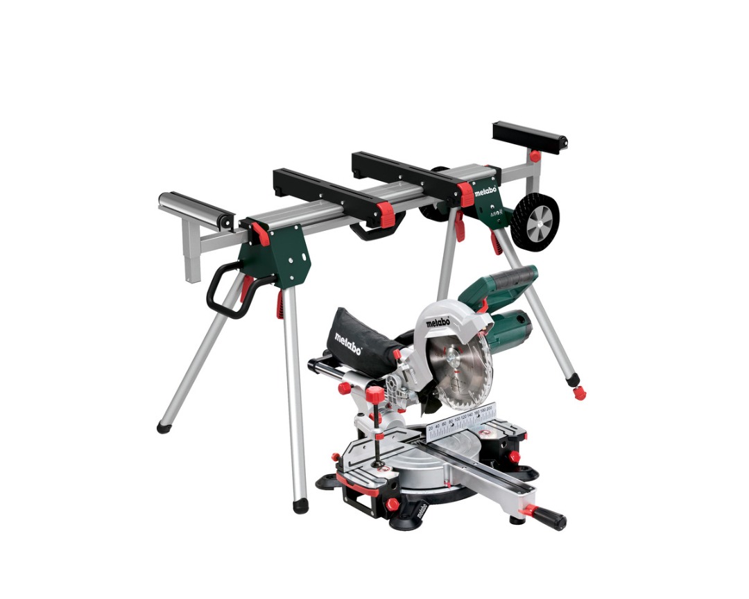 Metabo kgs 216 m kapp og gjerdesag med bord