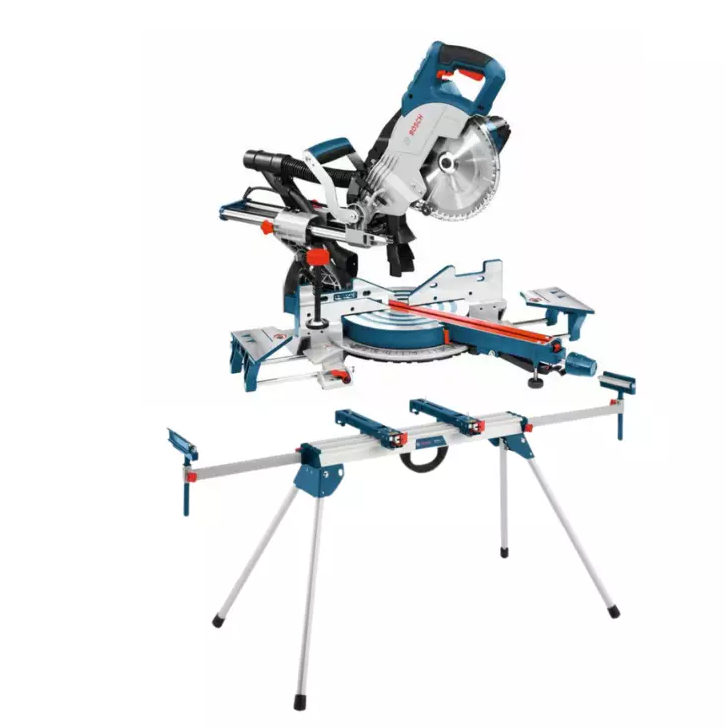Bosch gcm 8 sjl -katkaisusaha + gta 2500 -jalusta – tarkka ja ergonominen