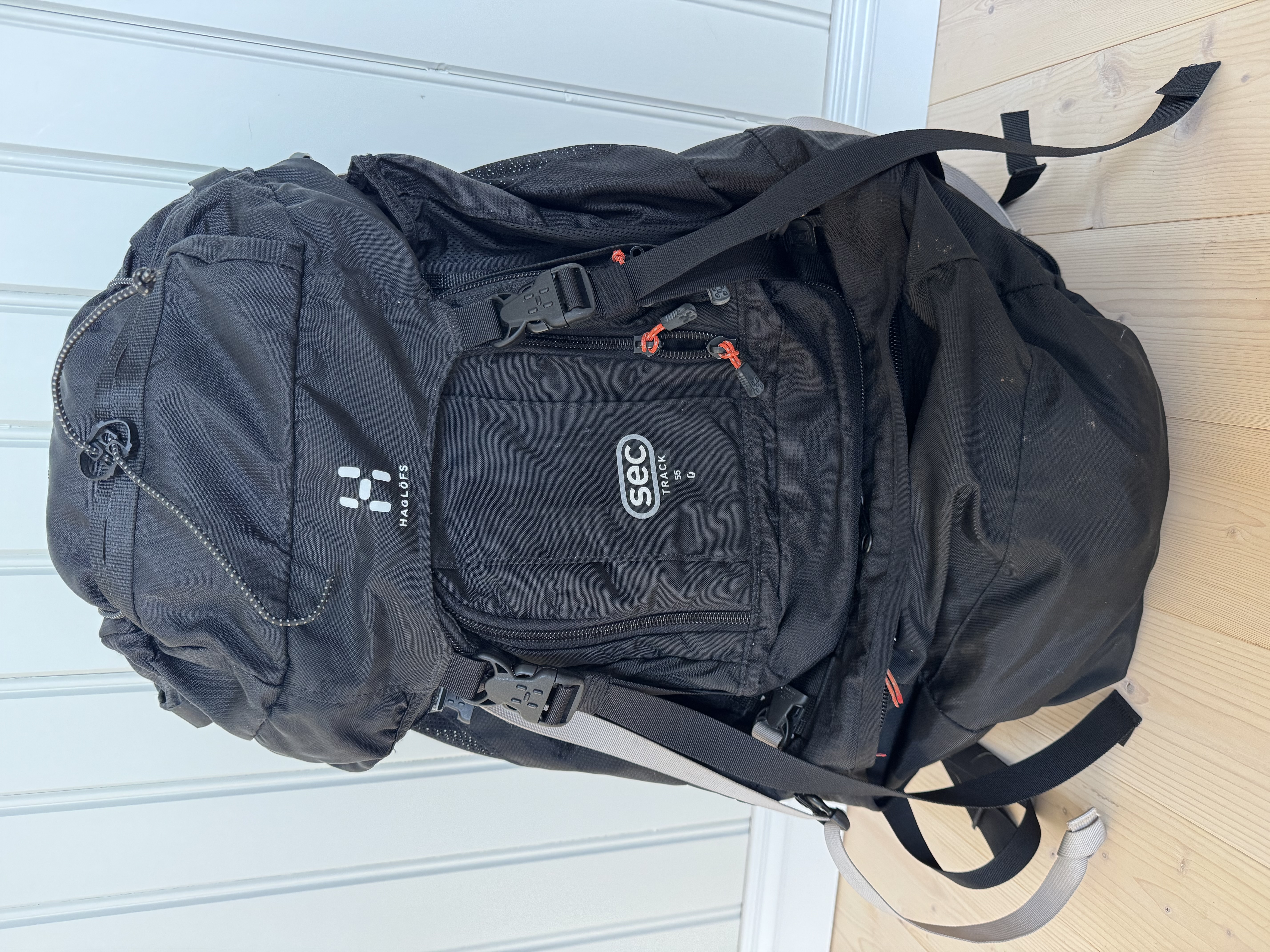 Vandringsryggsäck från haglöfs 55 liter