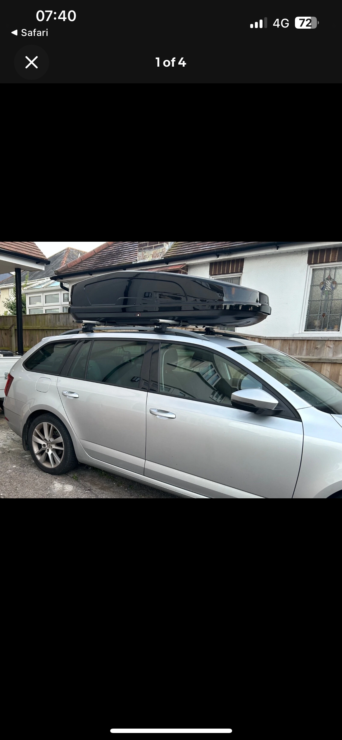 Very large 540ltr roof box