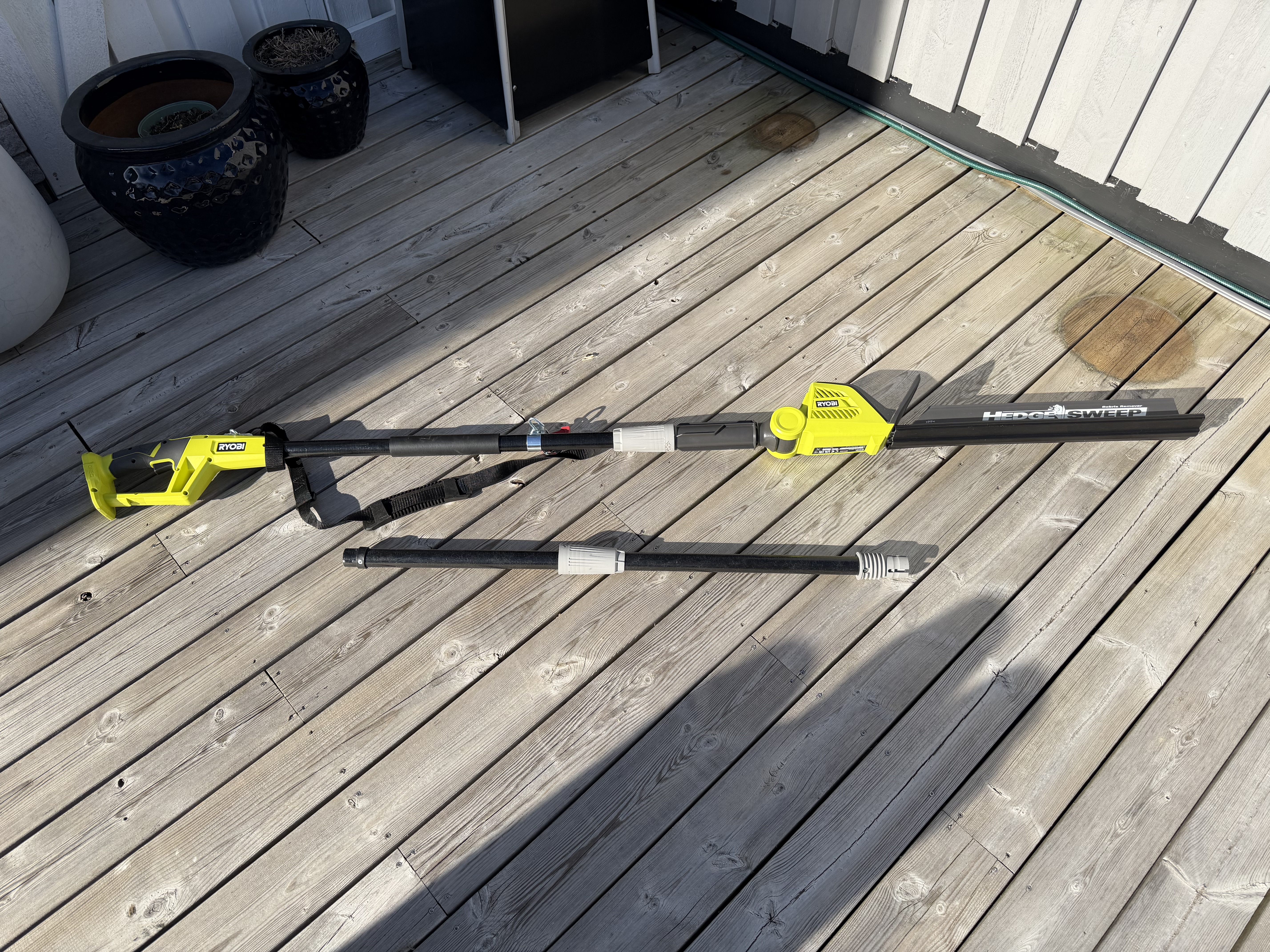 Häcksax på stång