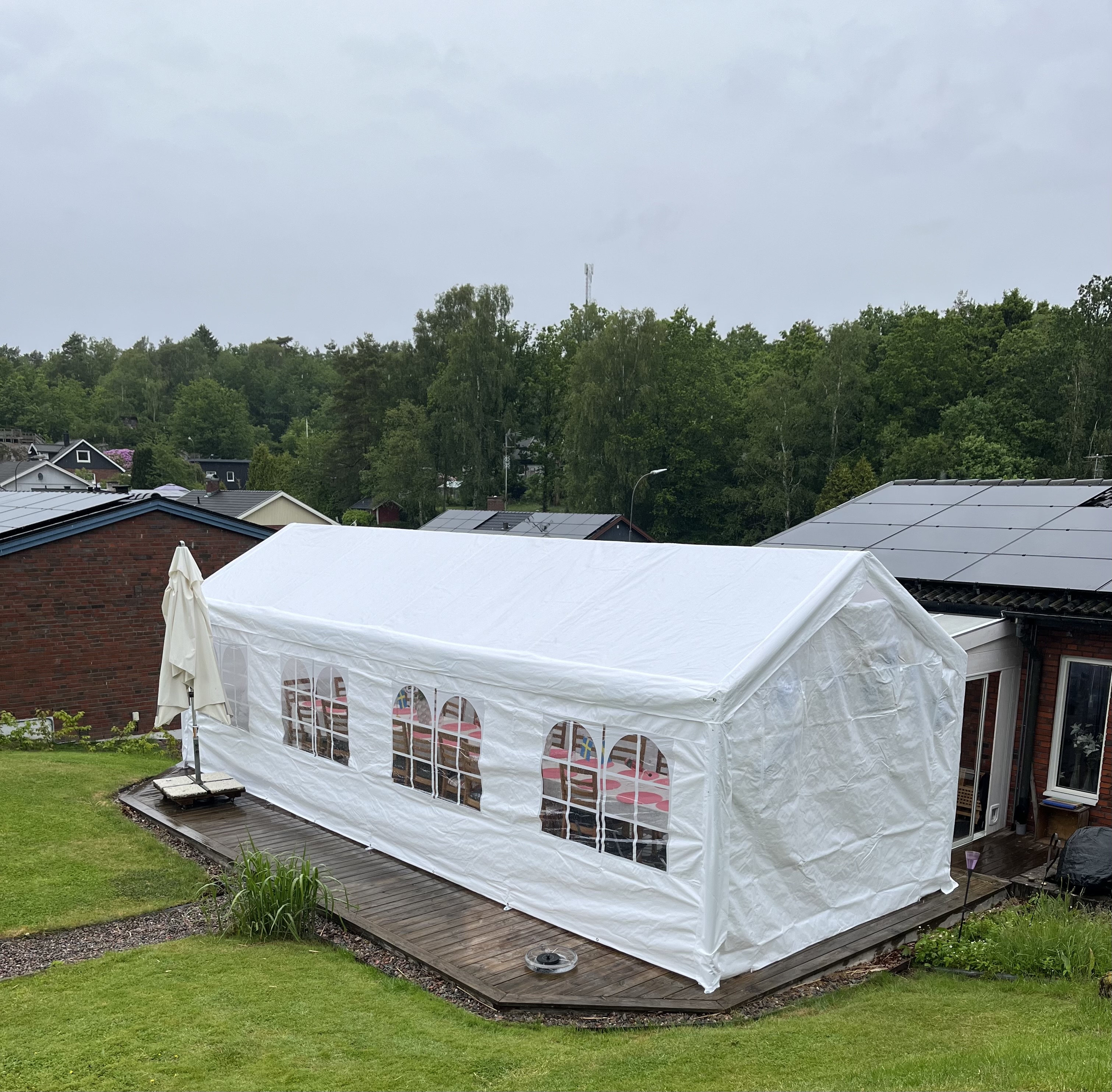 Robust partytält 8x3m