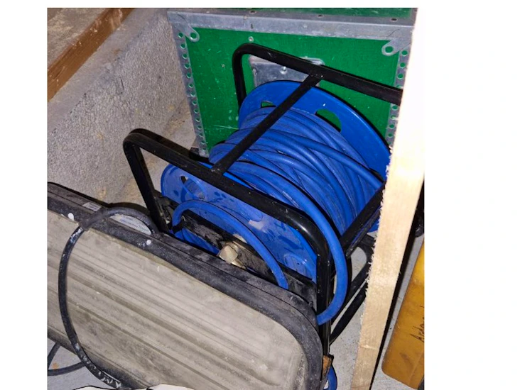 Slangetrommel trykkluft