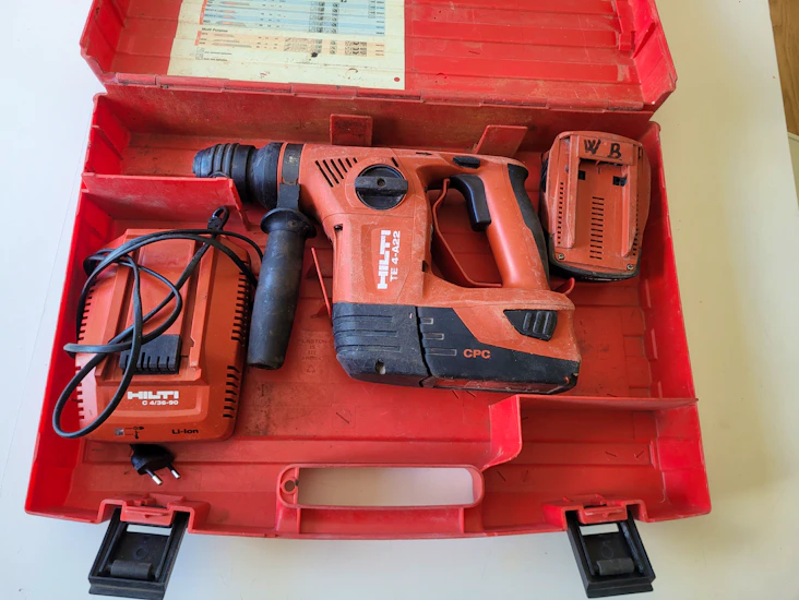 Batteridriven hilti m borr 22v