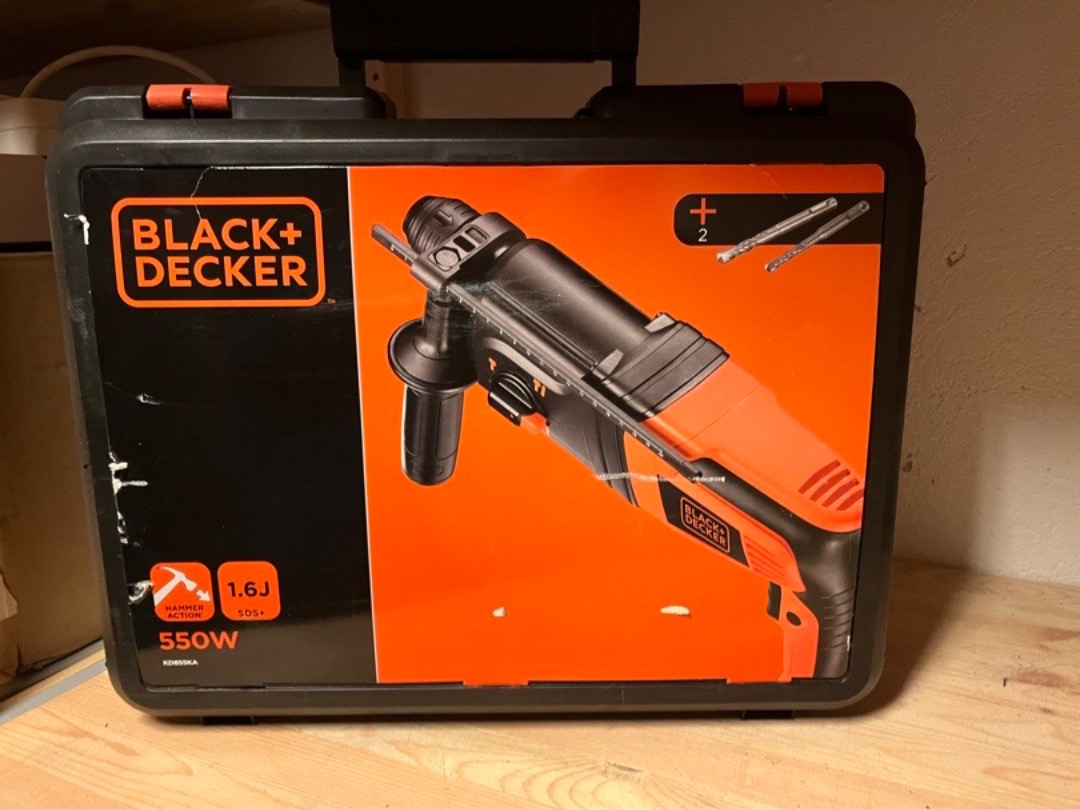 Black + decker slagboremaskin
