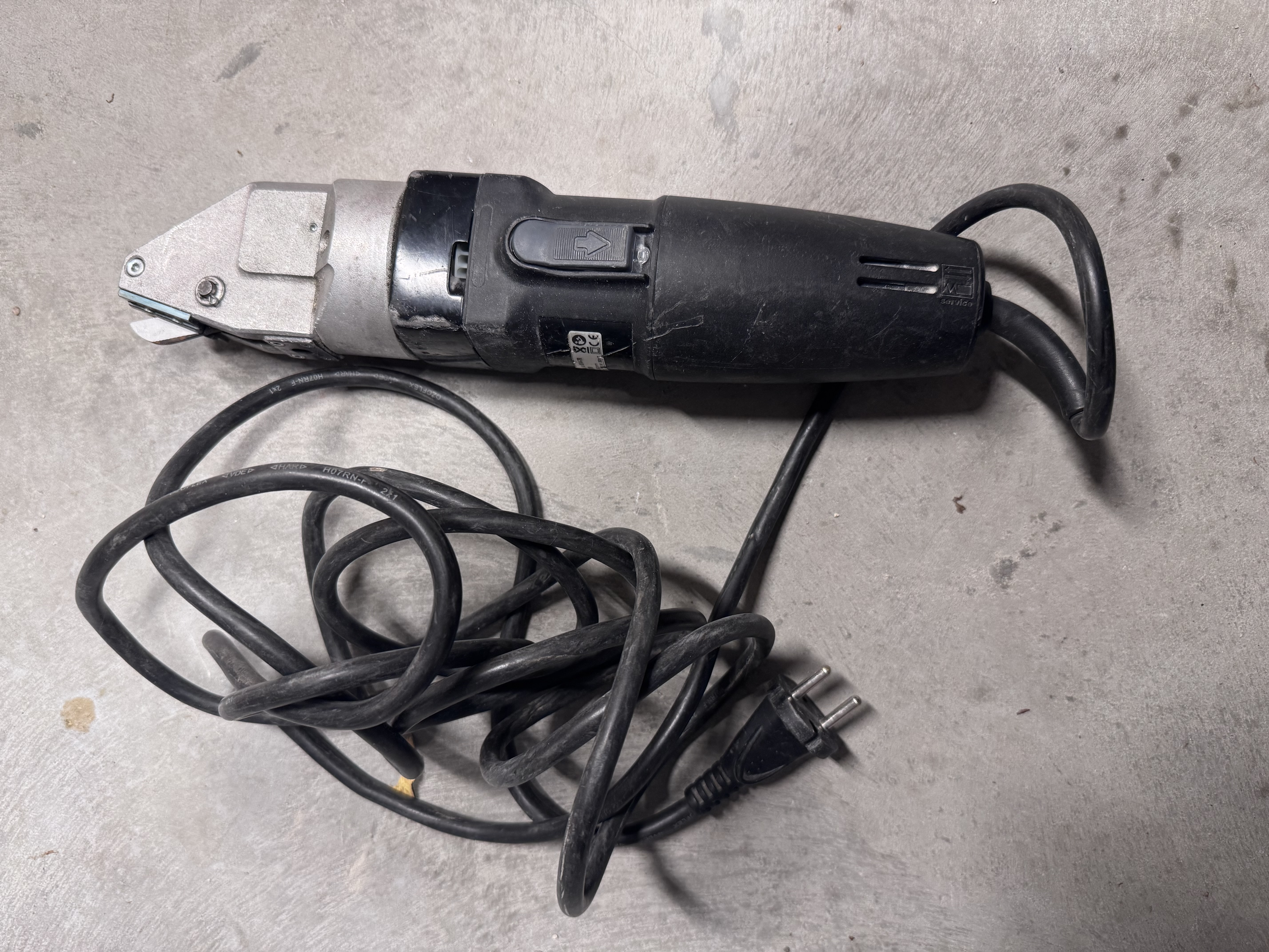 Dräco nibbler, elektrisk plåtsax