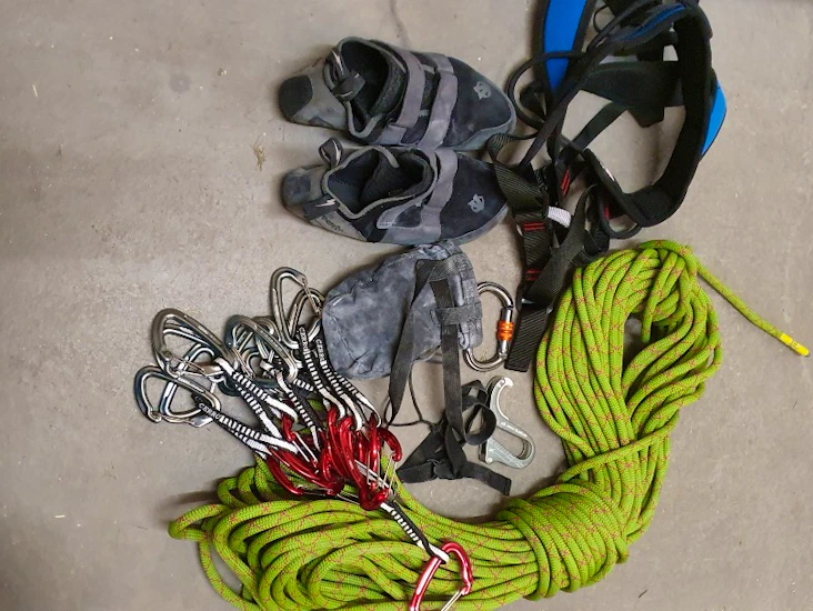 Klatreutstyr, komplett klatrepakke