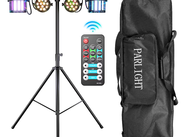 All-in-one dj gig bar party lights – tripod stand + remote