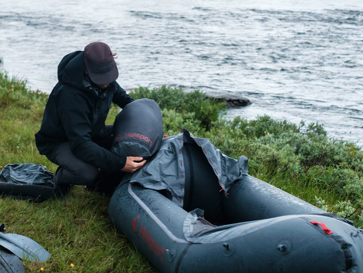 Helsport stream pro packraft /m vest, åre, pumpe