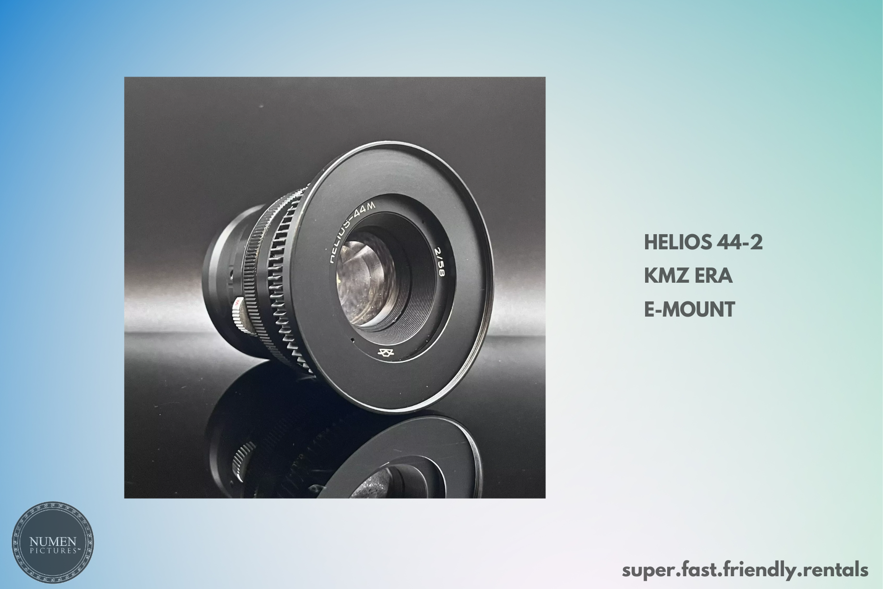 Helios 44-2 58mm vintage lens sony e mount - superior kmz version