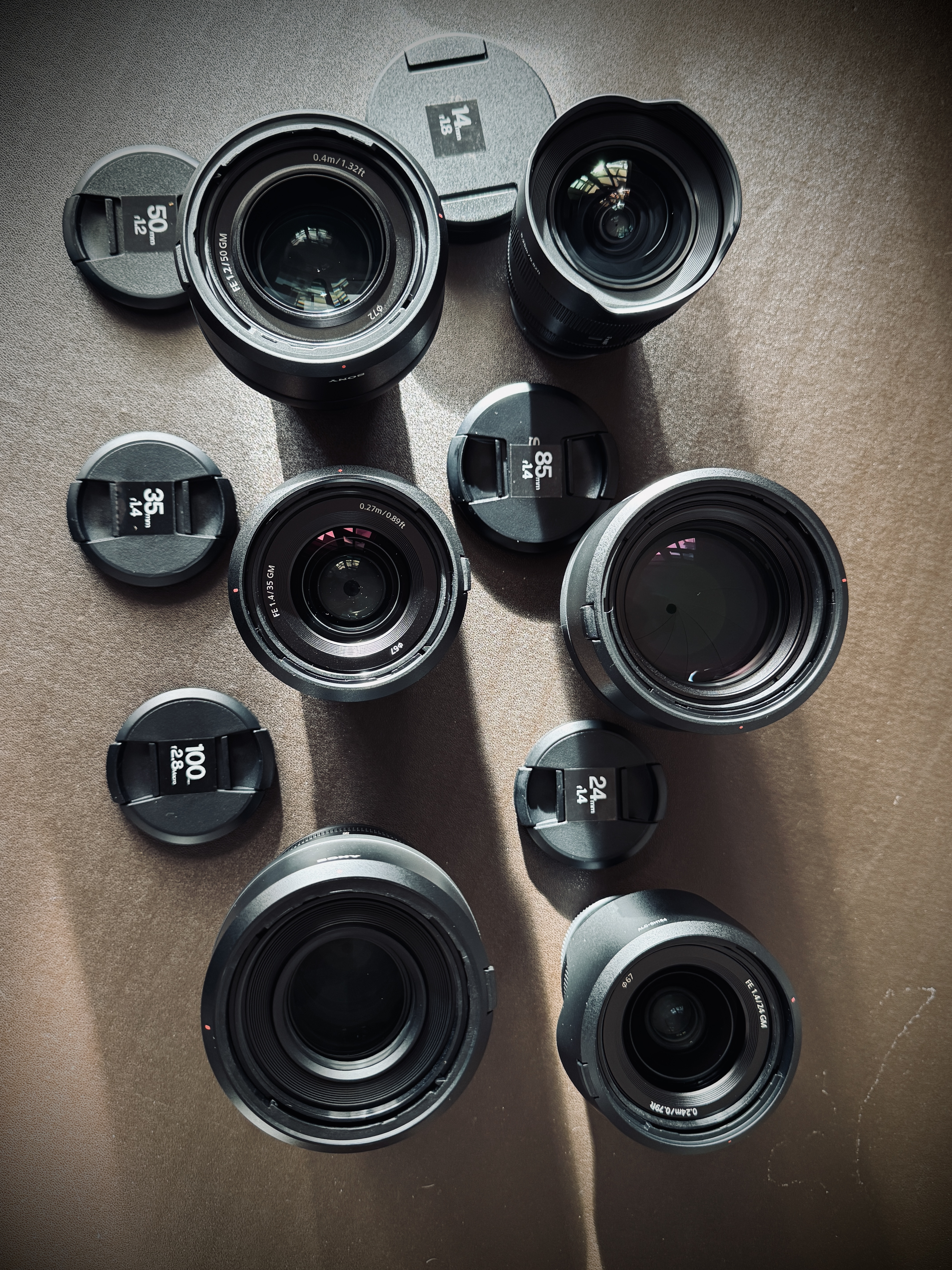 Sony g-master 6 lens set incl 100mm macro