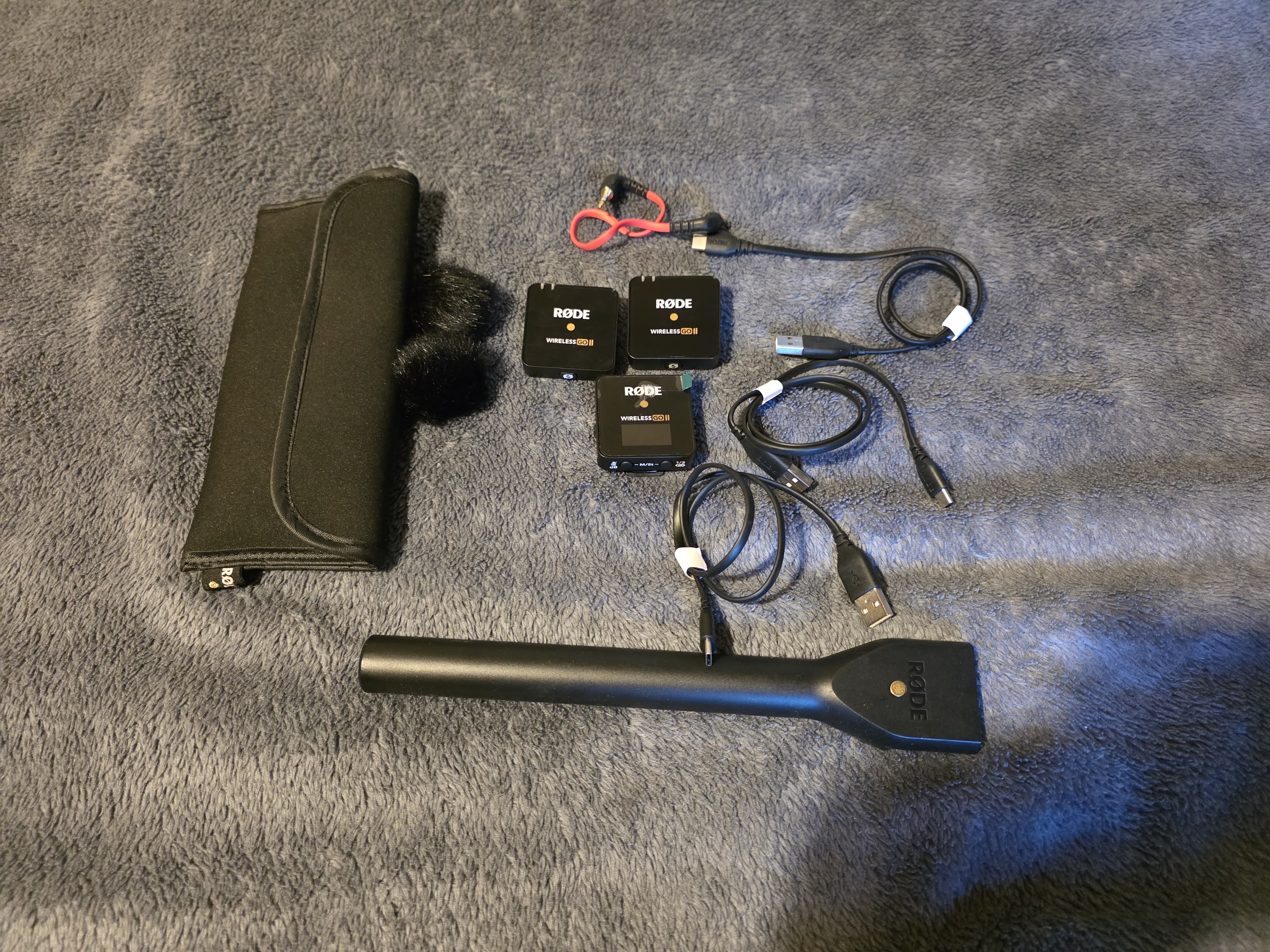 Rode wireless go ii microphone with interview mic