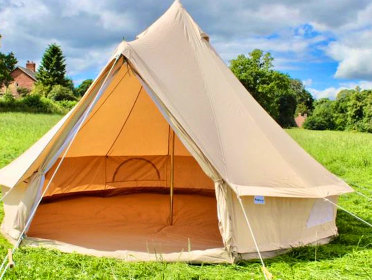 Stor canvas tält