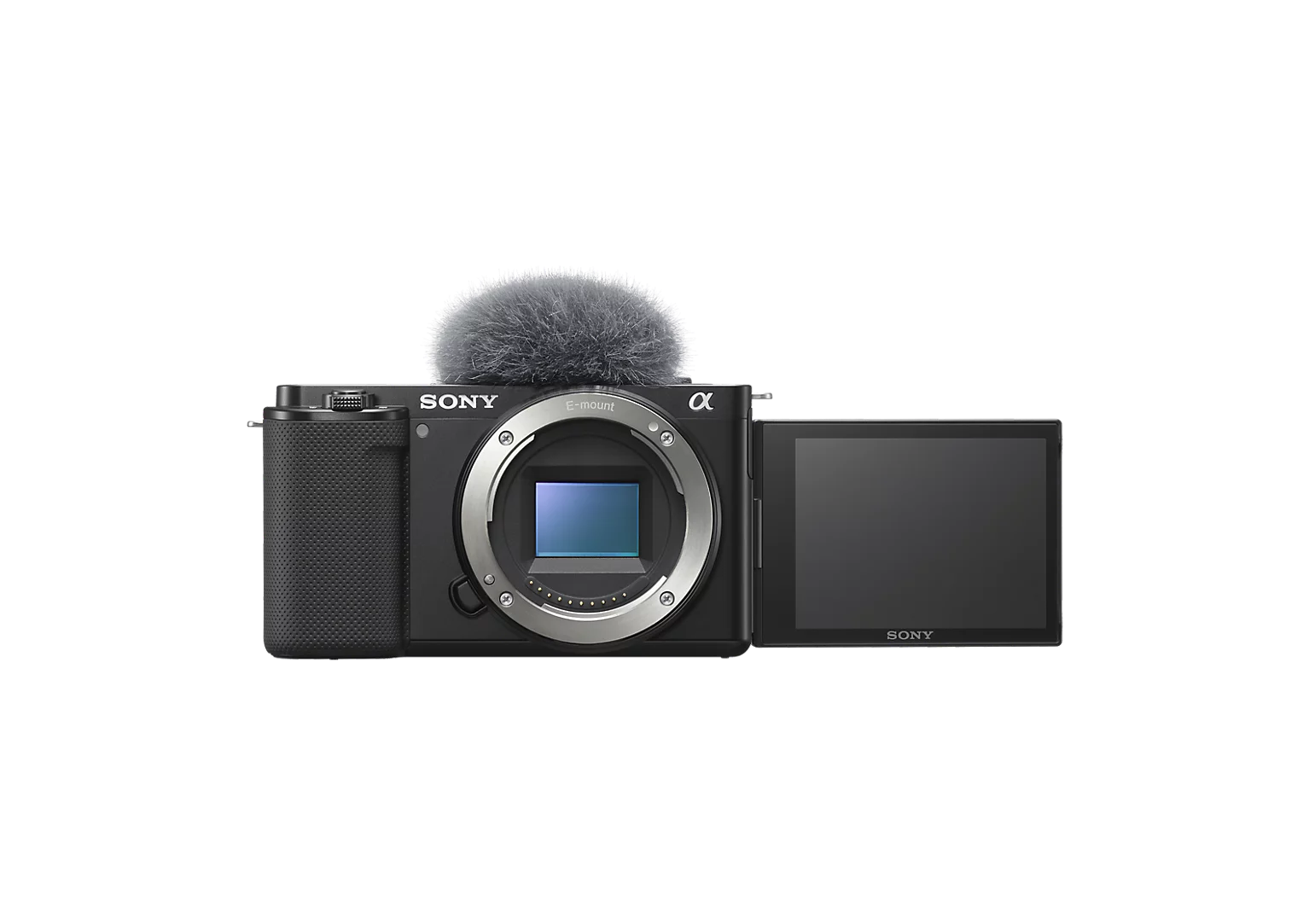 Sony zv-e10 4k camera with 16–50mm oss ii lens, 2 batteries & 128gb card