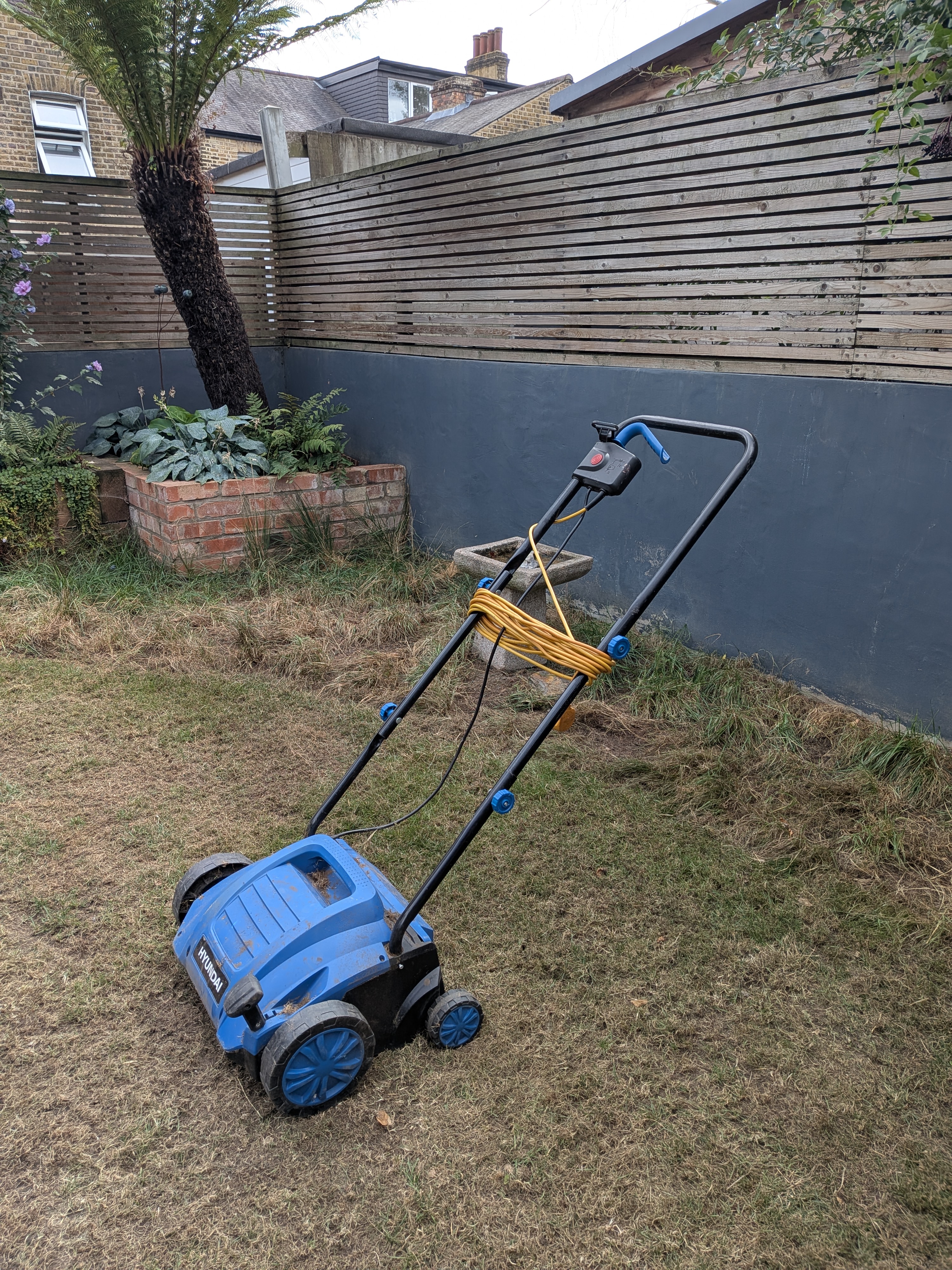 Lawn rake and scarifier 