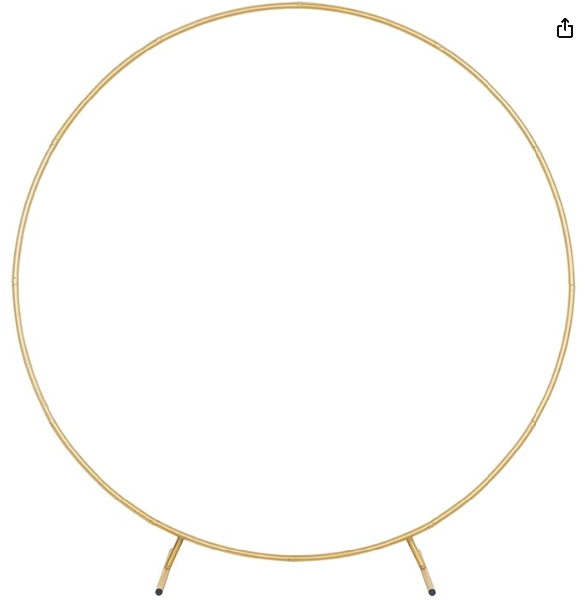 Metal round balloon arch kit 7.2ft (2.2m)