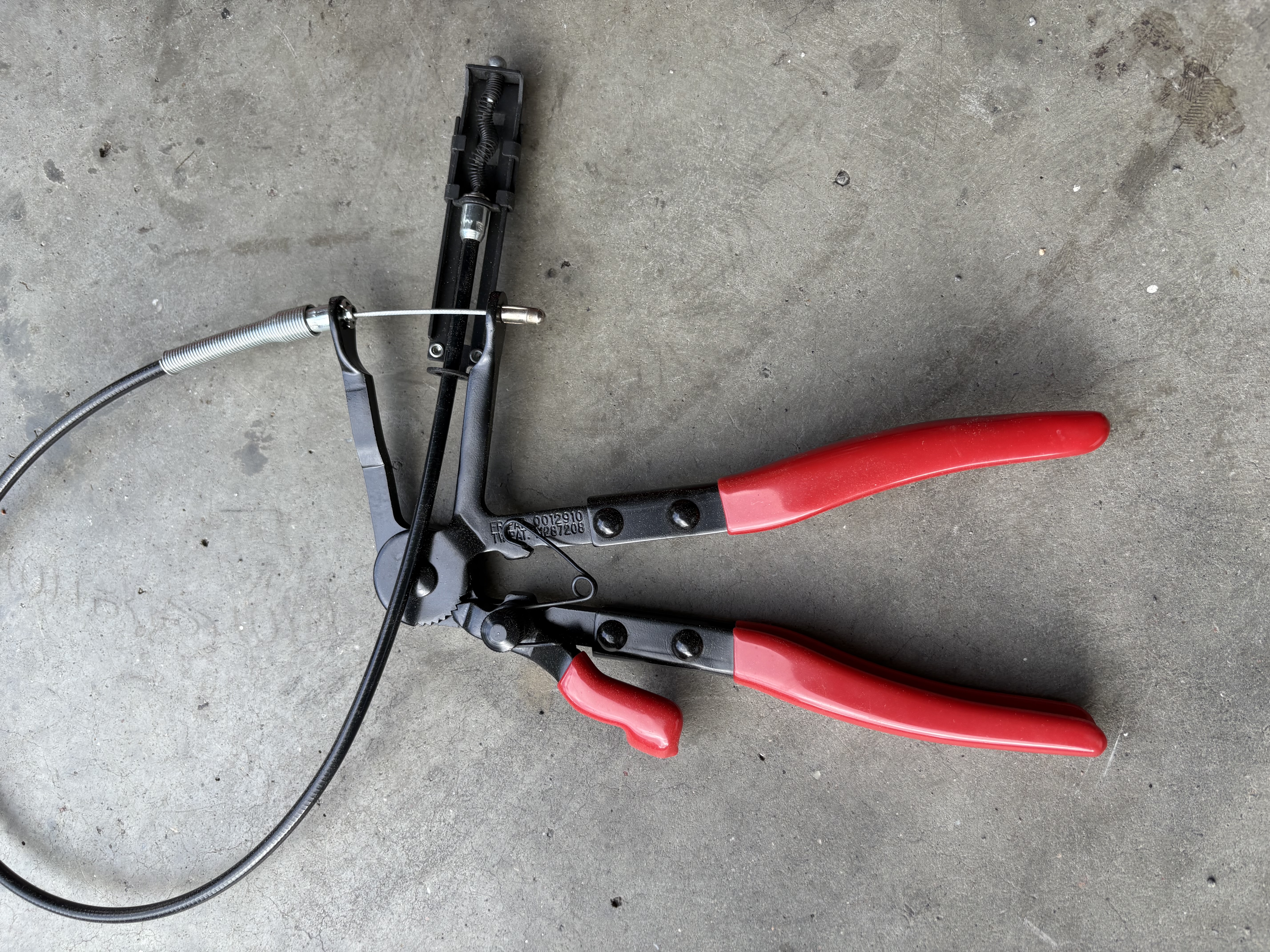 Tång för slangklämmor flexibel kabel